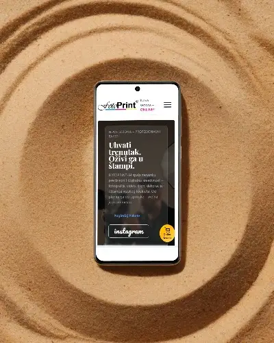 FOTOPRINT-M mobilni prikaz - optimizovano za telefone